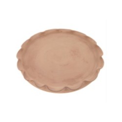 تصویر کد ۱۵۰ سینی لب چین ۳۰ سانتی  تزِئینی (سنگین )سفال