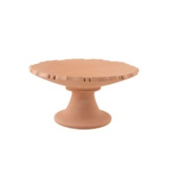 تصویر کد327 شیرینی خوری تک پایه  لب کمانی  سایز دو