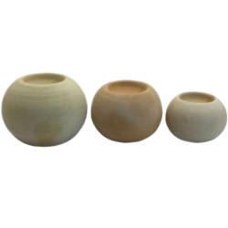 تصویر کد ۱۲۶  شمدان والمردار سری سه تایی  توپی  سفال