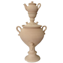 تصویر کد ۳۶۶ ست سماور همراه با قوری سایز ۳