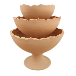  تصویر کد ۲۷۴ میوه خوری تک پایه لب کمانی سایز ۳